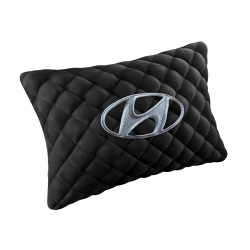 Подушка из алькантары с вышивкой 